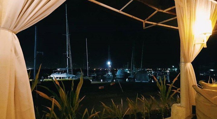 That night yacht view
