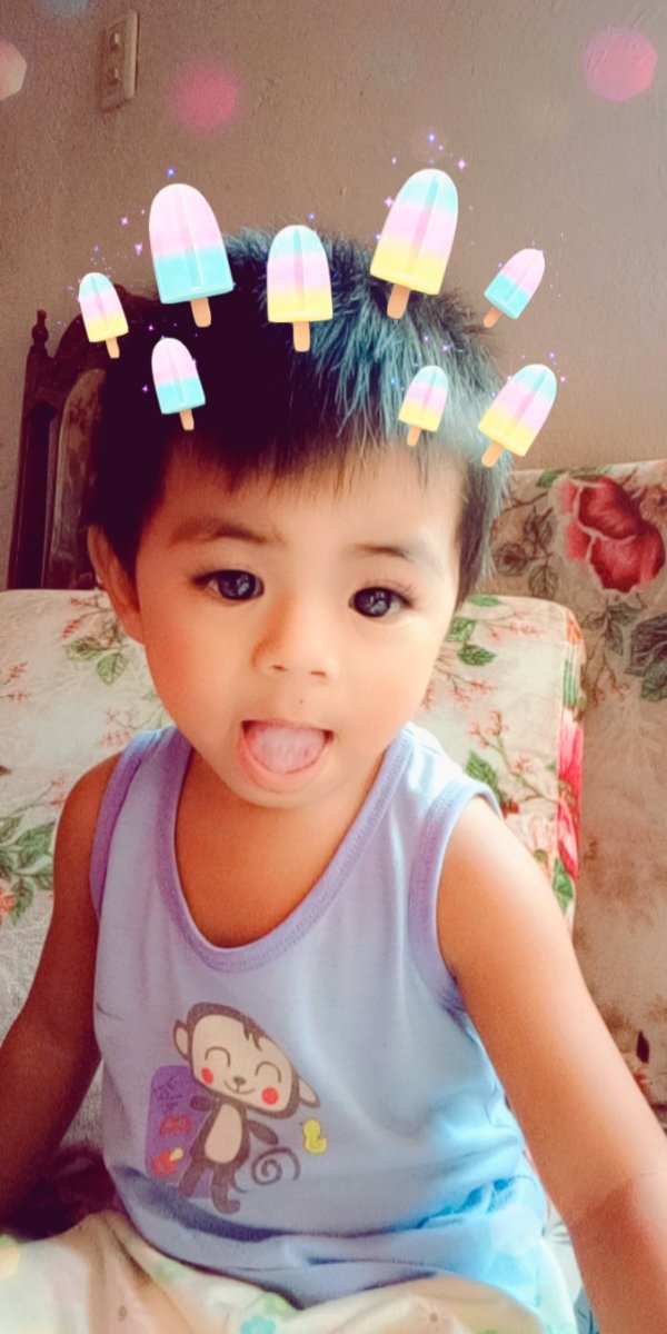 Tongue out, bambam, cutie