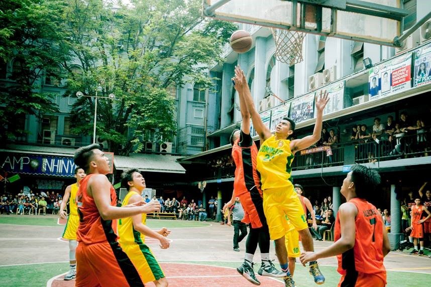just play have fun and enjoy the game intramurals basketball game