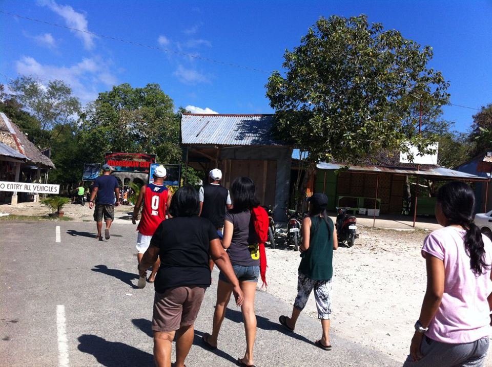 off to hinagdanan cave