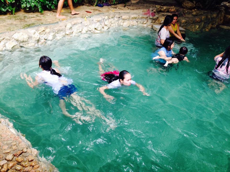 swimming time, family