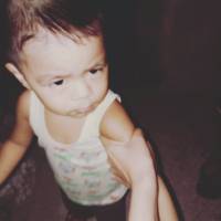 This little guy loves to eat chocolates