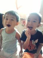 Eating got them like sweets are the best sister goals