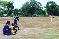 Playin baseball