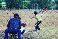 Playin baseball