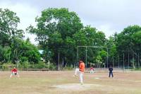 Playin baseball