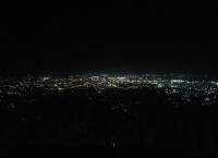 Overlooking the city city lights perfect night just love