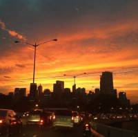 Road traffic, city life