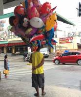 A balloon vendor
