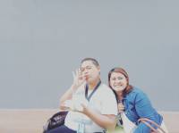 Rex with ate Dessa