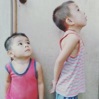Look up, so adorable