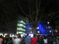 blurry night