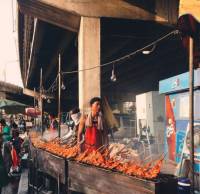 thumbnail of The barbeque vendor