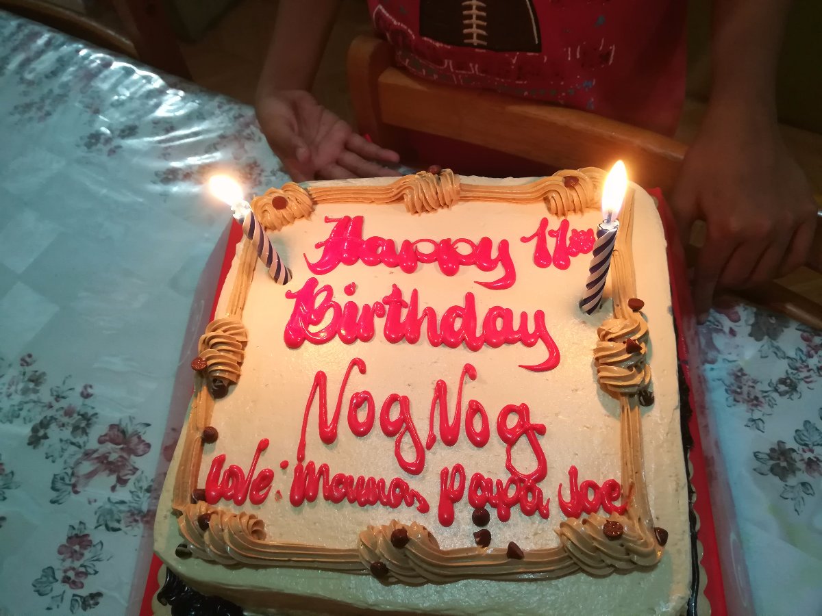 Cake, birthday cake, mocha