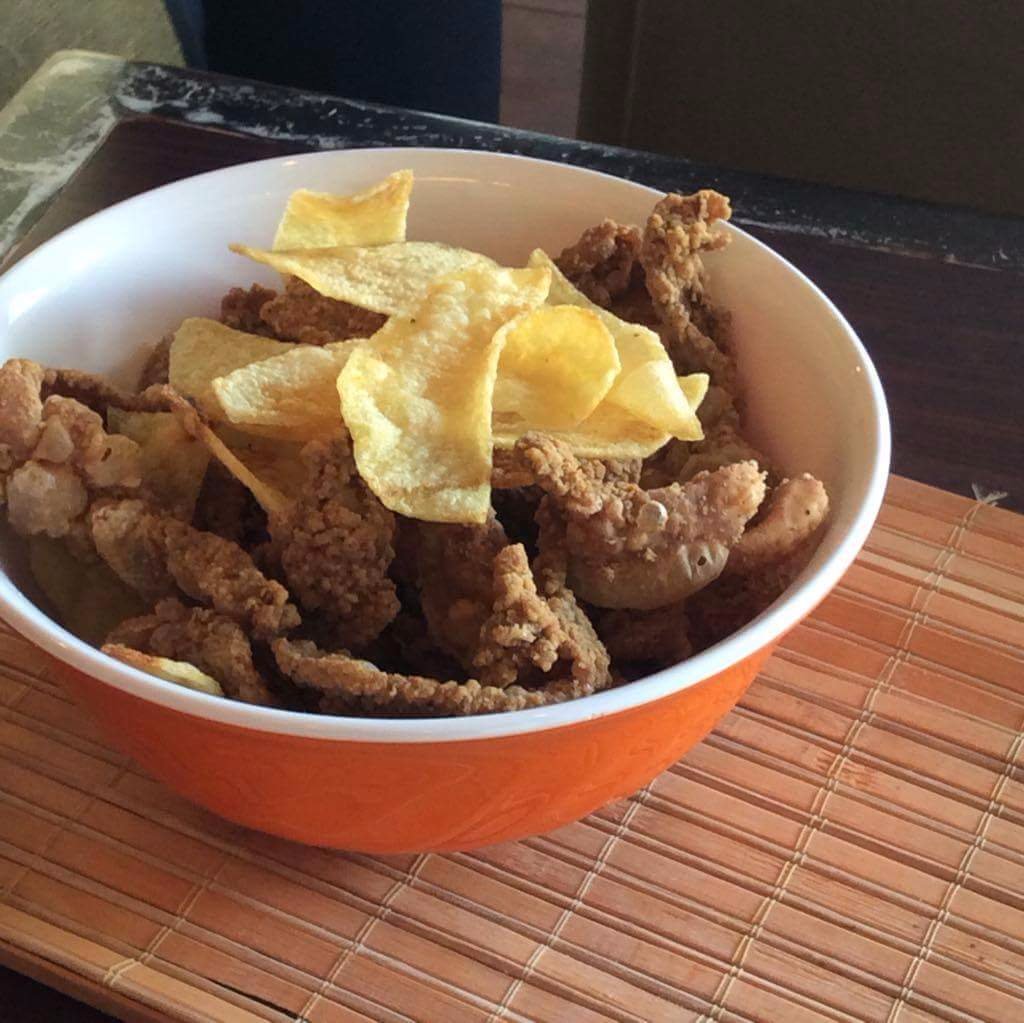 Chicken skin, crunchy, food, crispy, snacks