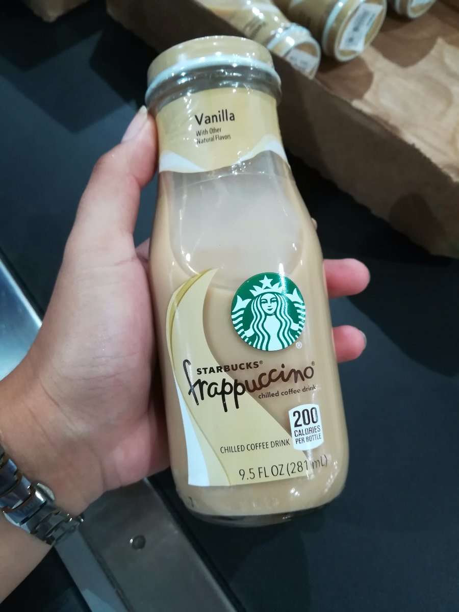 Drink, frapucinno, coffee, vanilla caffeine, chilled, Starbucks