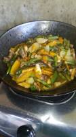 Food, meal, vegan, vegetables, with, meat, healthy