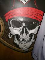 Pirate, poster, carribbean, skeleton, skull, dark, gothic