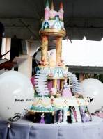 Yellow castle #disney #princess #cake