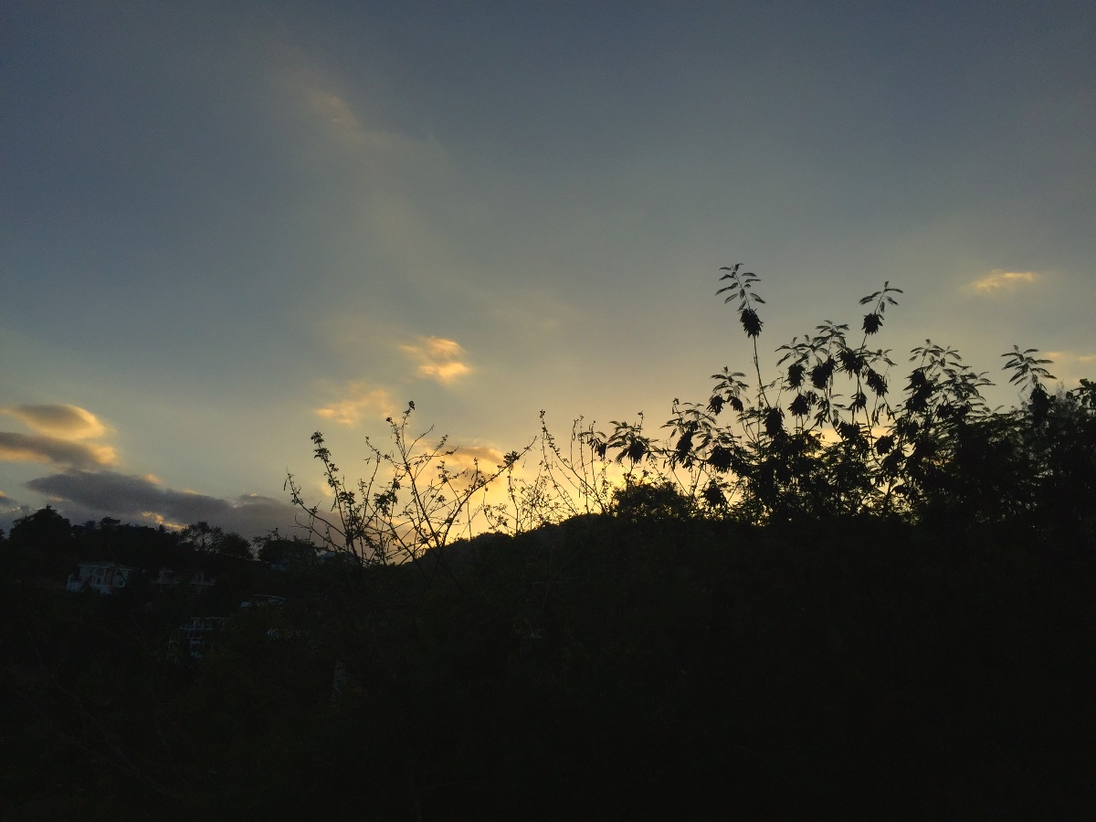 Sunset, mountain, beautiful, sky