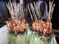 Squid barbeque, dumaguete city, giant squid, delicious, street food