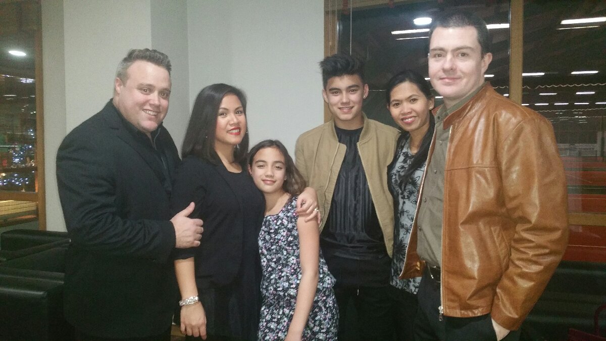 Bailey May, filipino big brother contestant, hes from the UK and his parents are friends of ours