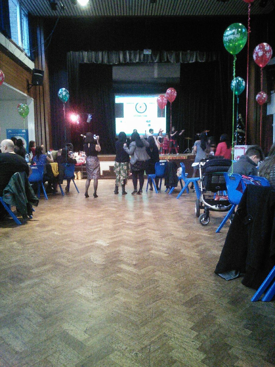 Christmas party, Lincoln, UK, 2015