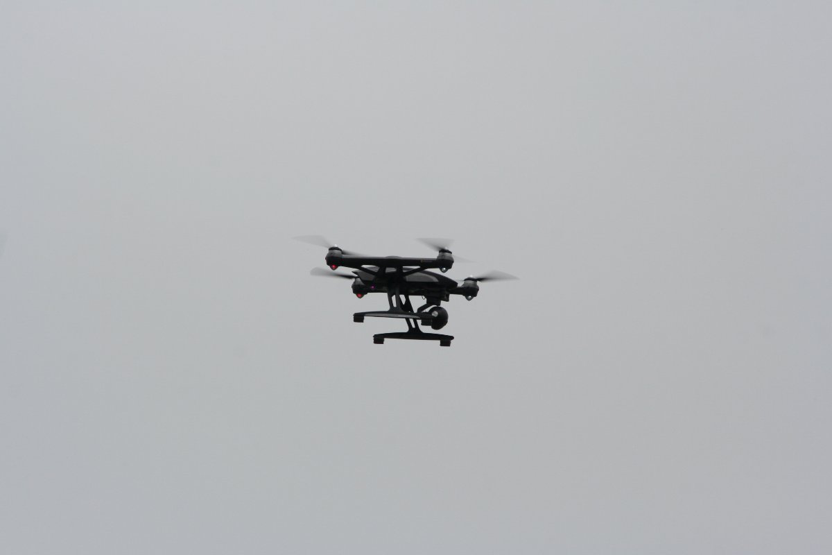 I spy a drone in the sky, Yorkshire Barrio Fiesta, Ripon, UK, 2016