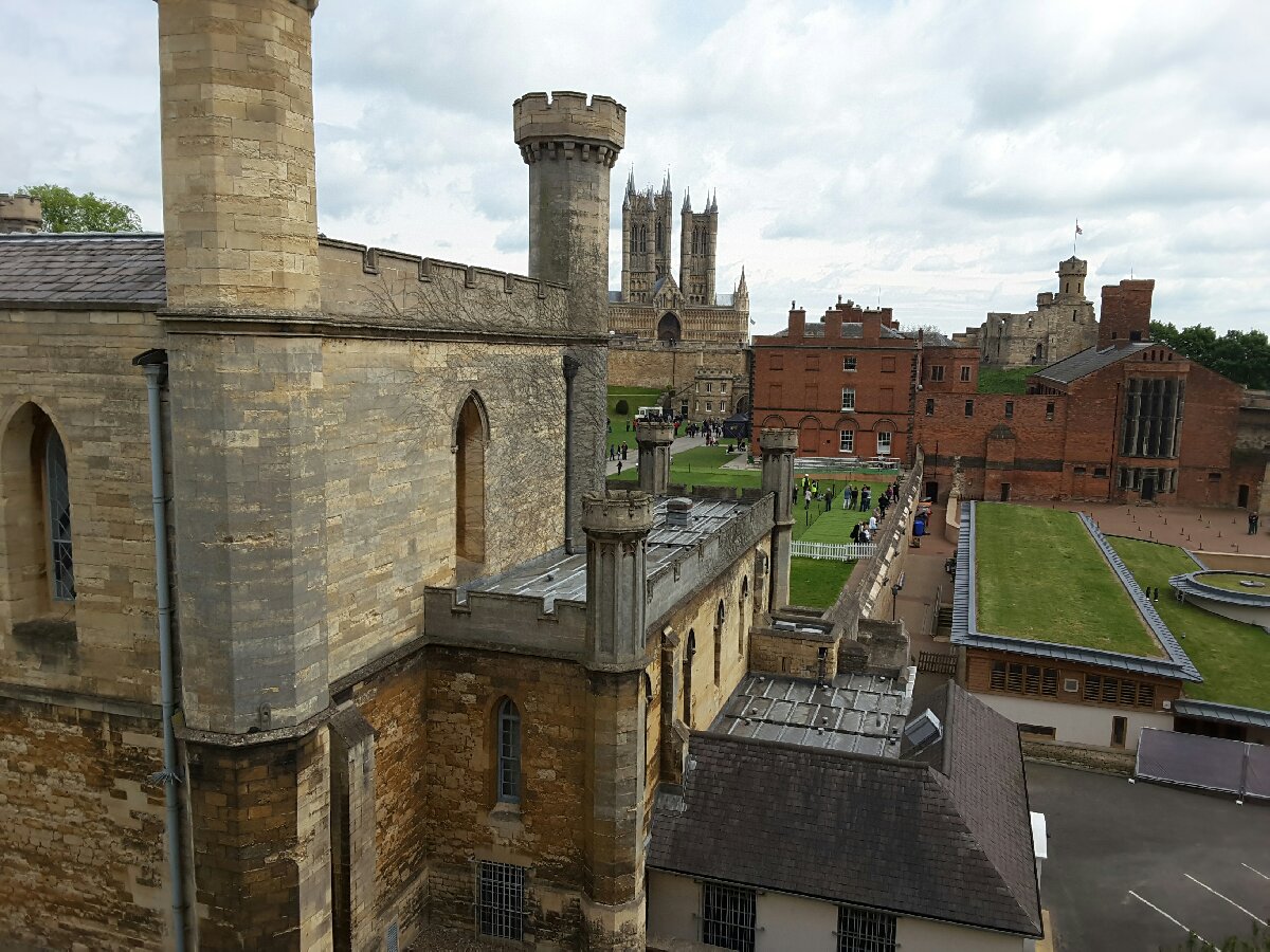 Inside the Lincoln Castle grounds