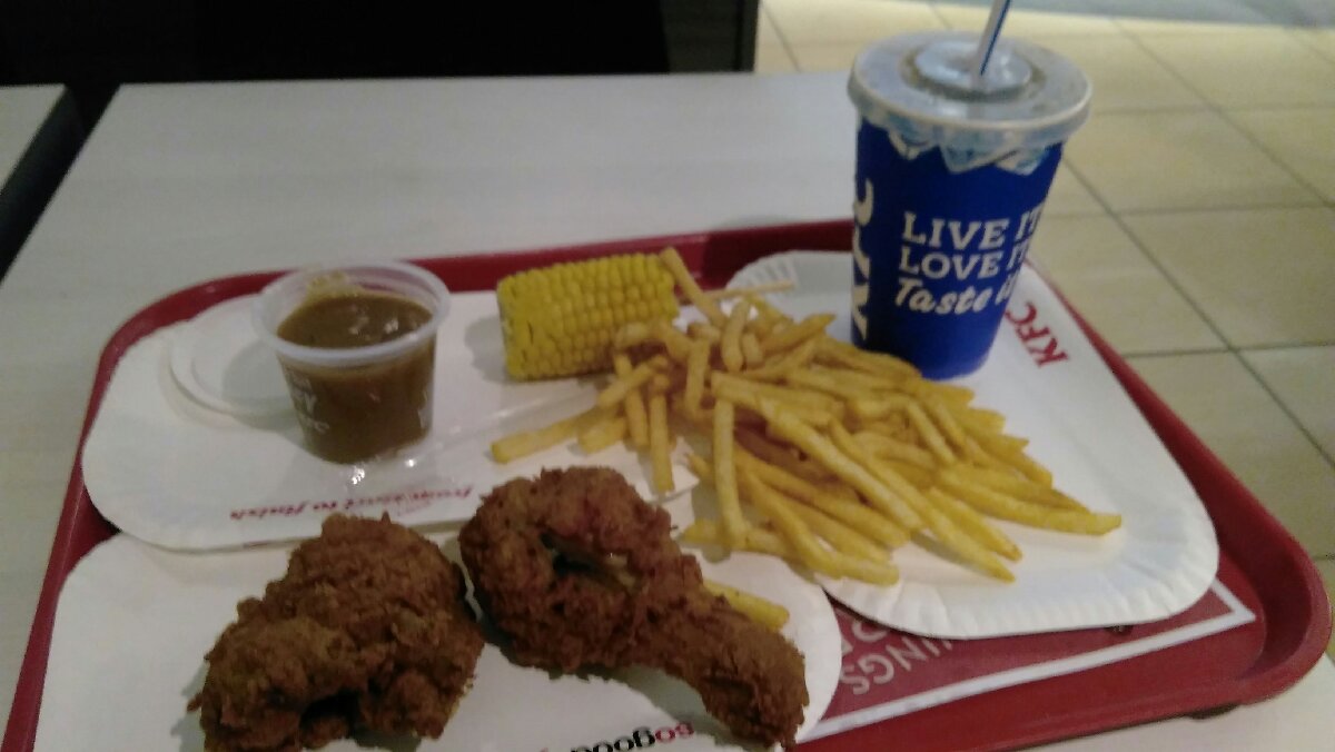 KFC UK version, fast food night, Worcester