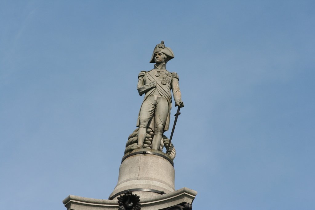 Nelsons Column, Trafalgar Square, London, UK