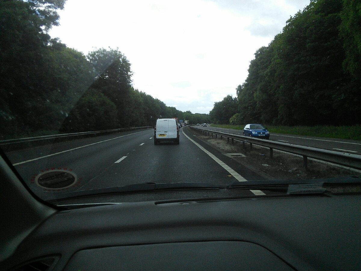 On the way to work, heading to the Elgiva Theatre, Chesham