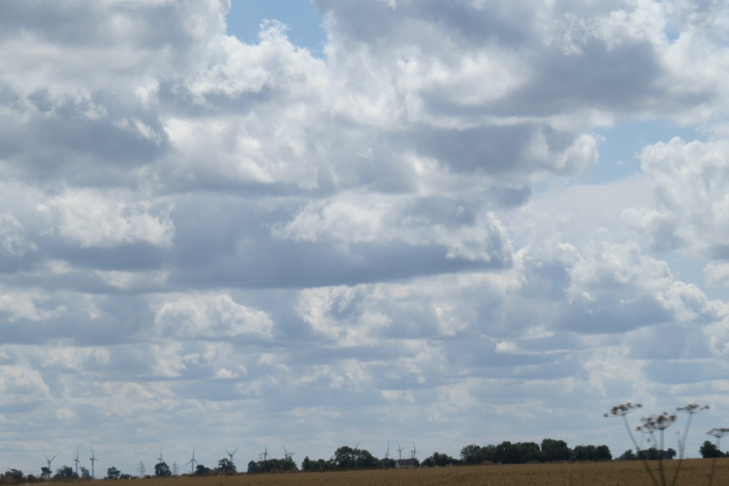 clouds, cumulus, sky