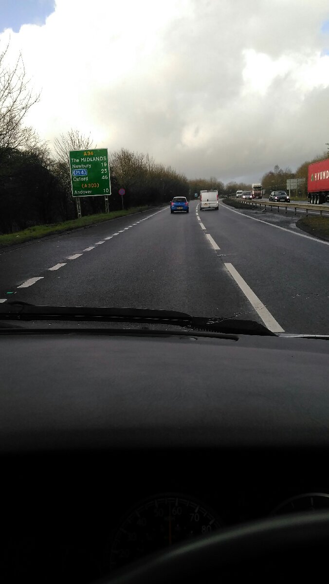 driving home