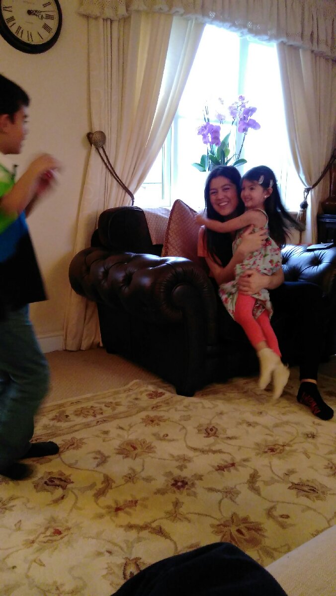 fun at mummy jeans house