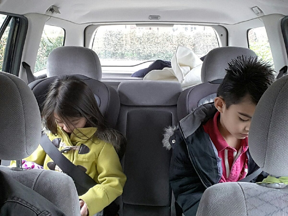 tablet time on a boring drive