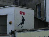 Girl on a Swing, Banksy, Bristol