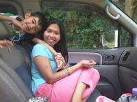 waiting in car for twife, bored kids, supercalifragilisticexpialidocious song