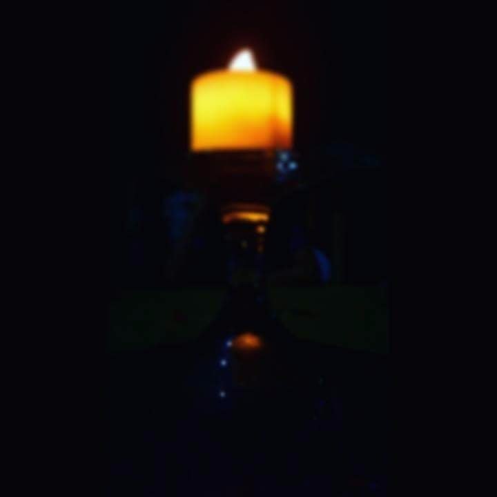 Candlelight, dinner, with, family