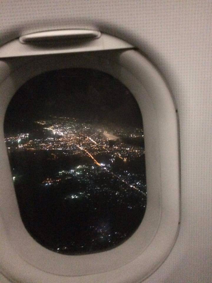 Cebu city lights at night