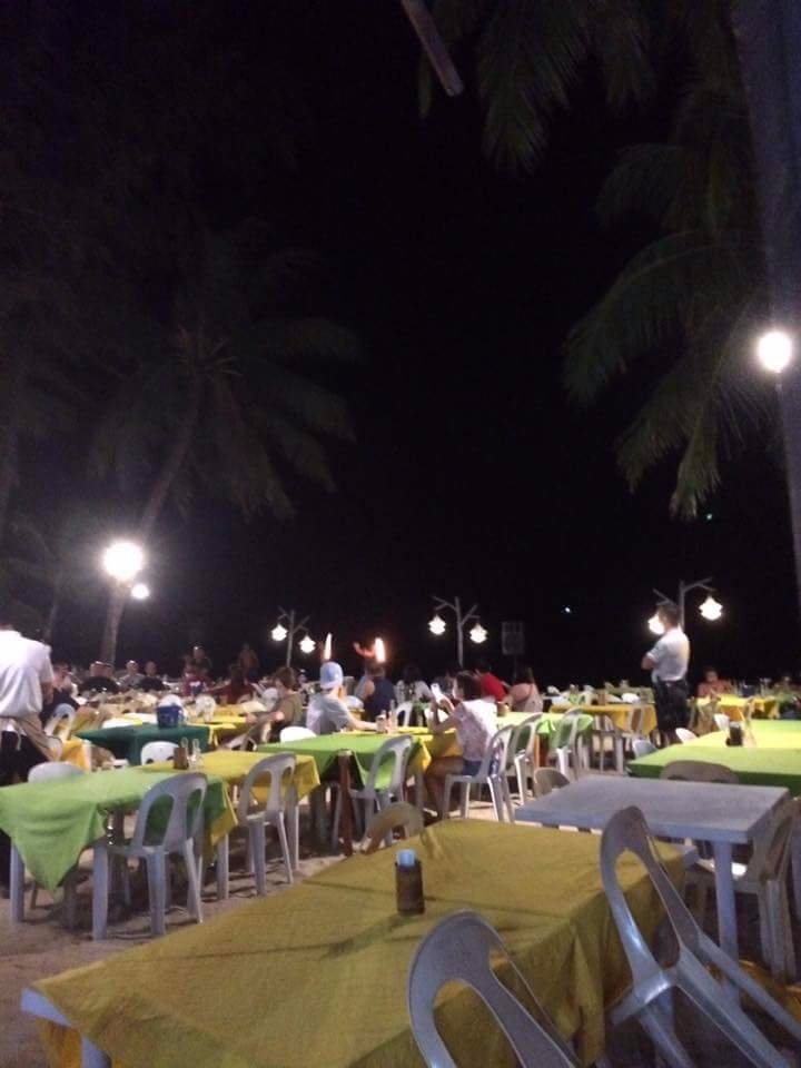 Dinner by the beach
