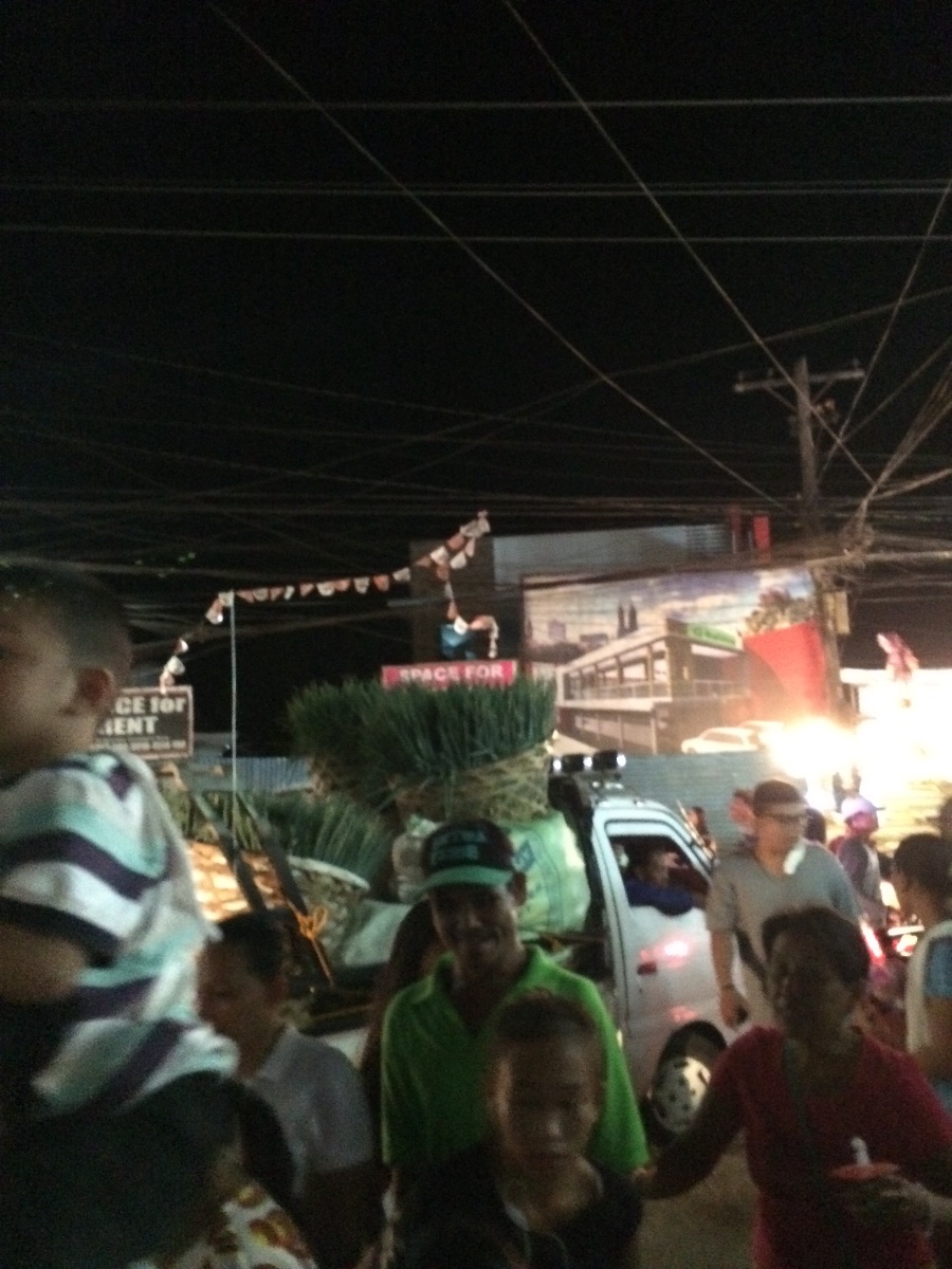 Holy week, busy streets