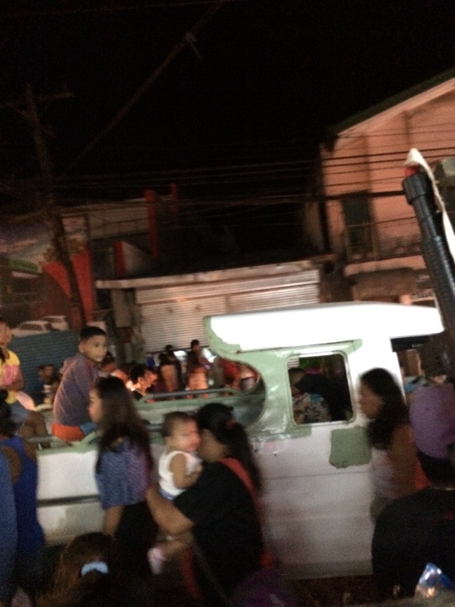 Holy week, busy streets