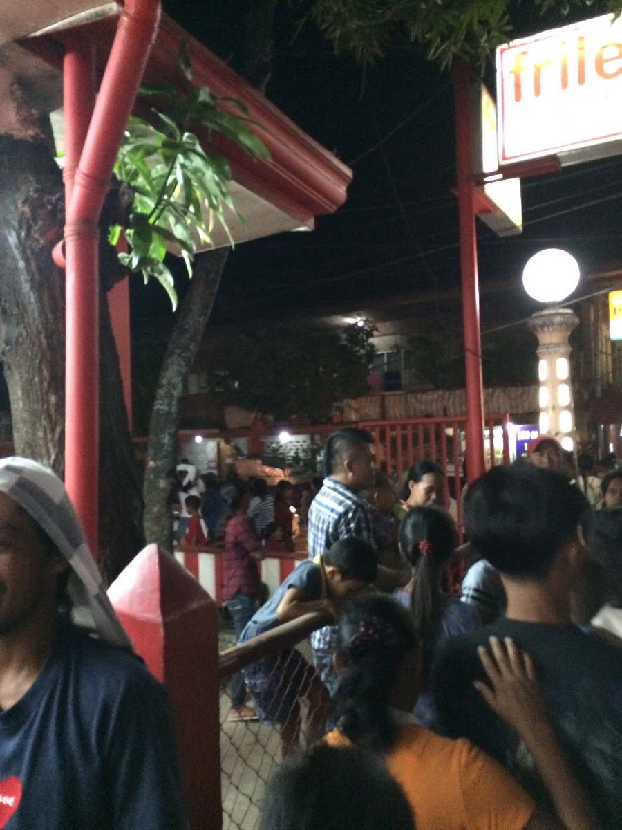 Holy week, busy streets