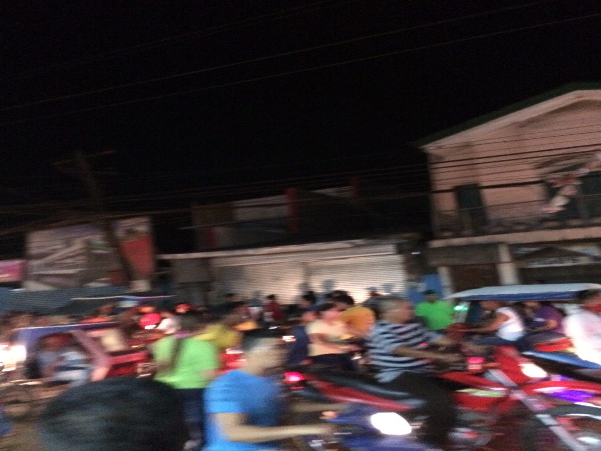 Holy week, busy streets