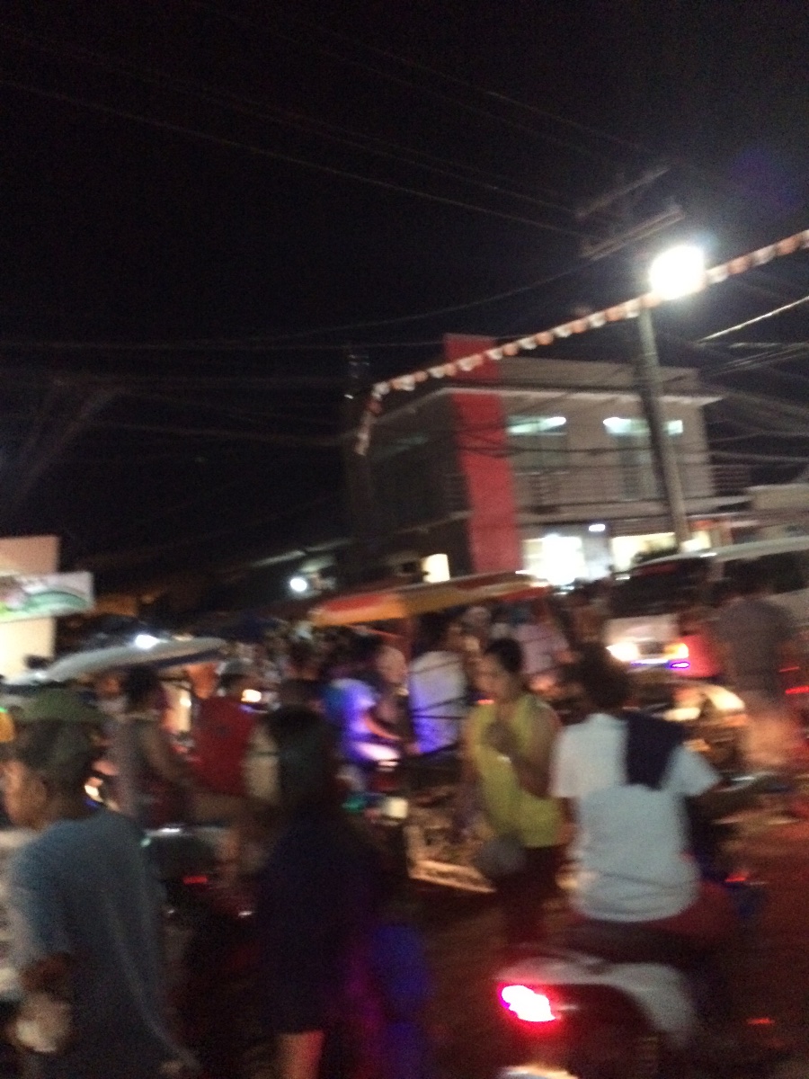 Holy week, busy streets