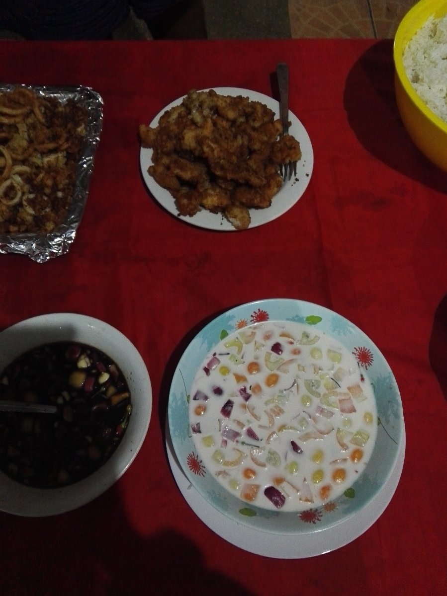 Seafood for dinner, kinilaw yum