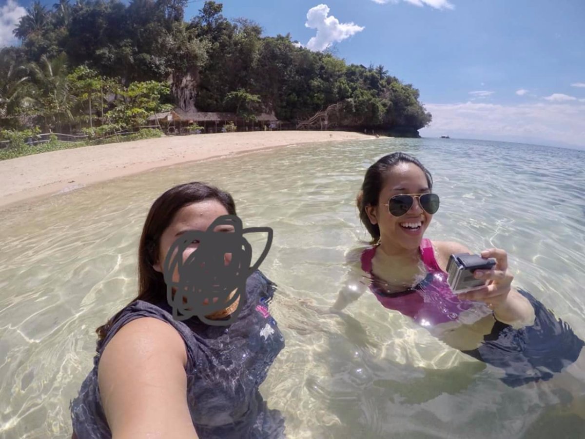 Selfie at the beach