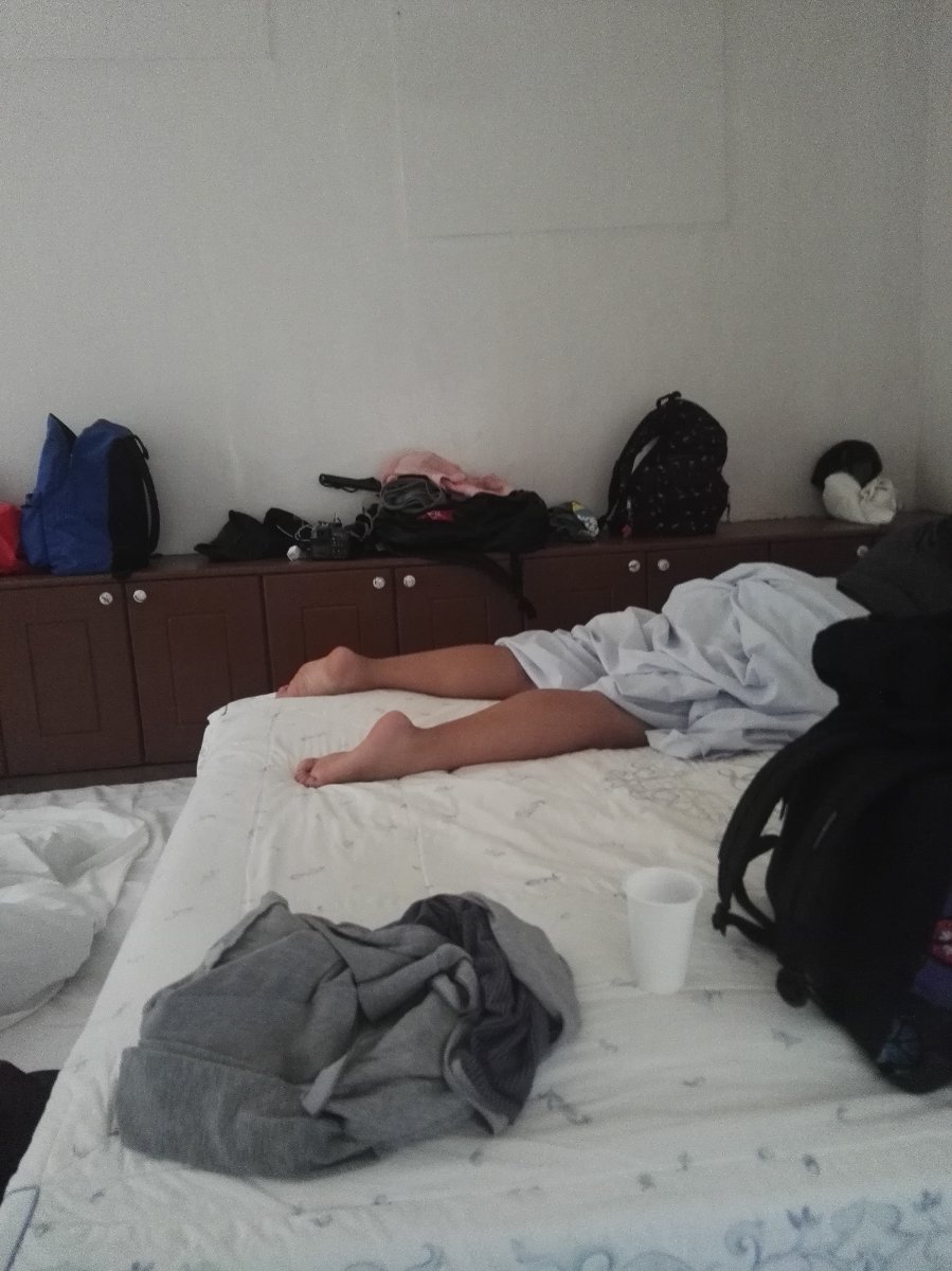 Sleeping so tired
