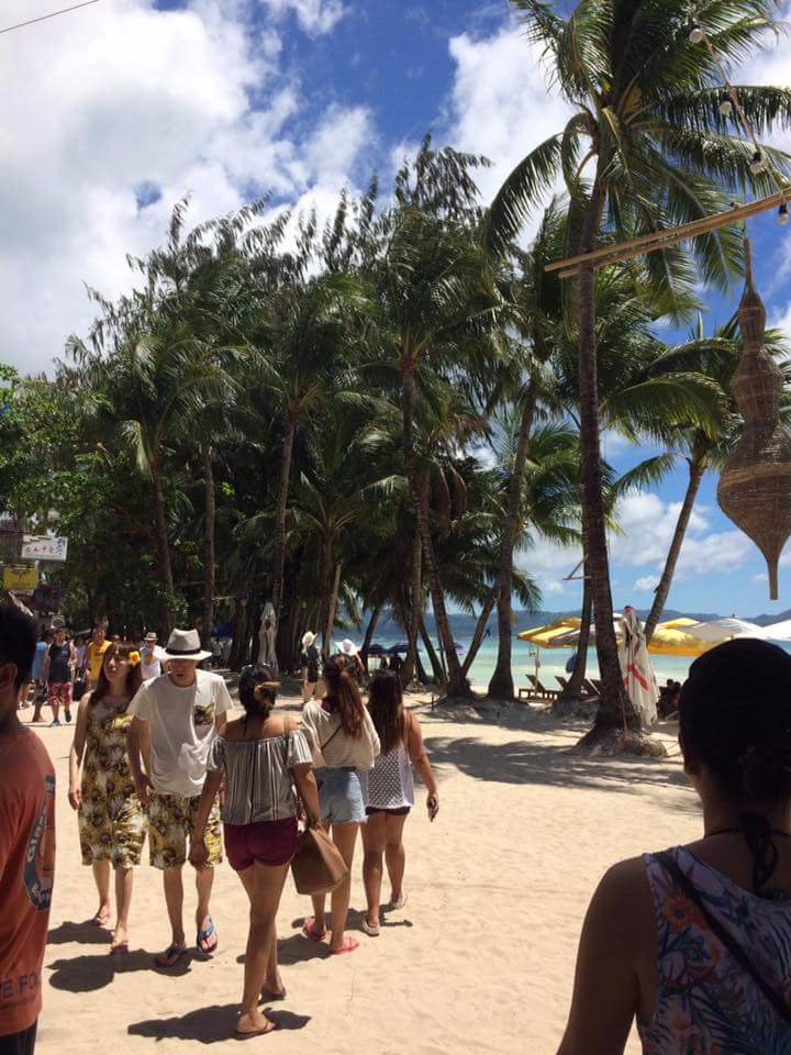 Strolling around boracay
